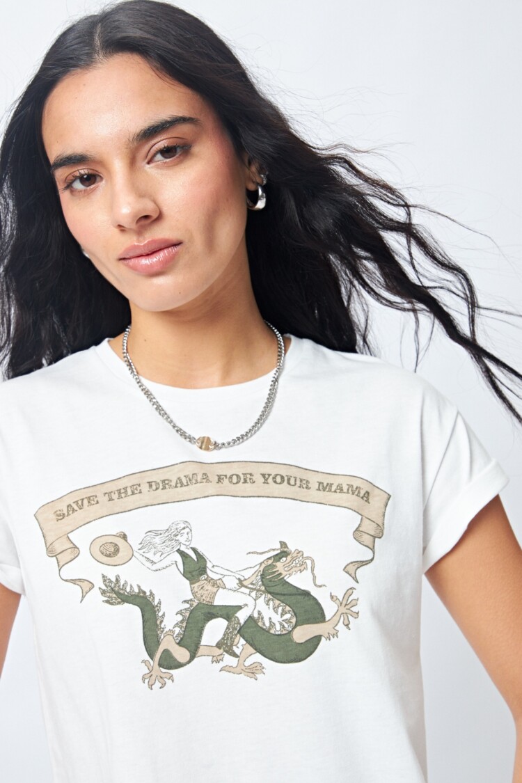 REMERA DRAMA Blanco
