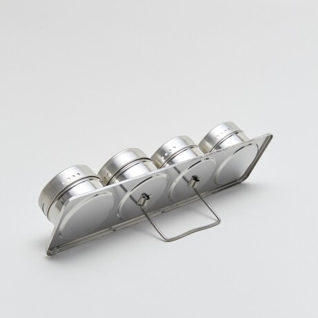 Especiero 4 frascos acero inox imantados Especiero 4 frascos acero inox imantados