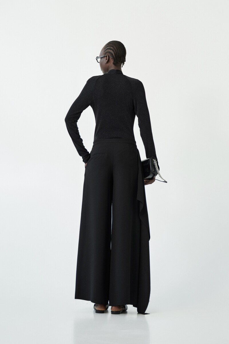 PANTALON ANCHO Negro