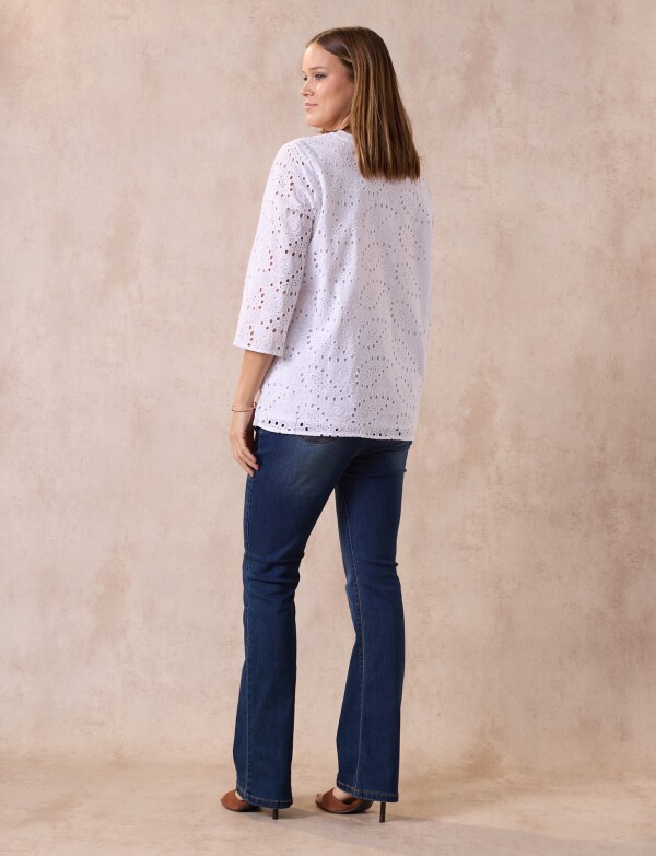 Blusa Broderie BLANCO