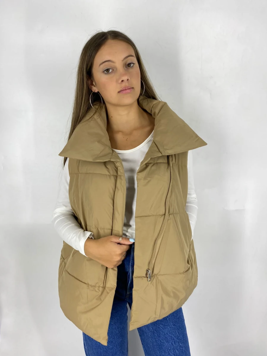 CHALECO SLOWLY A05 - BEIGE 