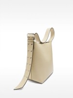 Bolso De Hombro Asa Con Tachuelas blanco