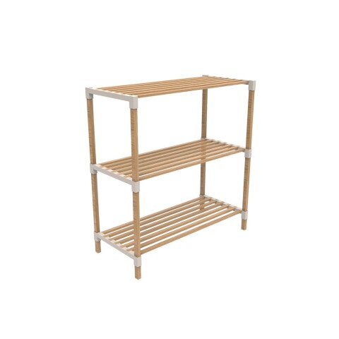ESTANTERIA 3 NIVELES 78X65X30CMS MADERA ESTANTERIA 3 NIVELES 78X65X30CMS MADERA