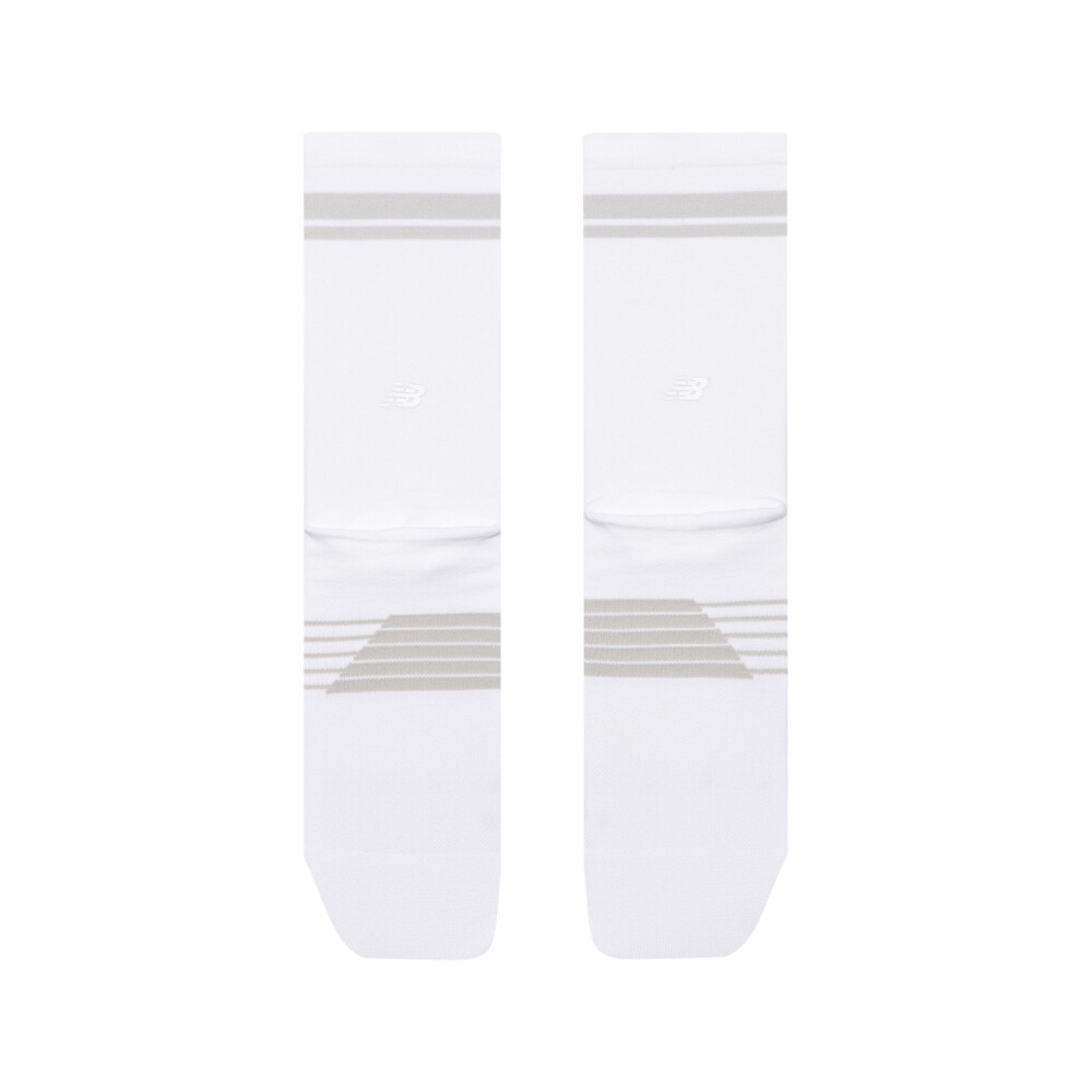 Medias Running Pro Run Crew 1 Pair Unisex White