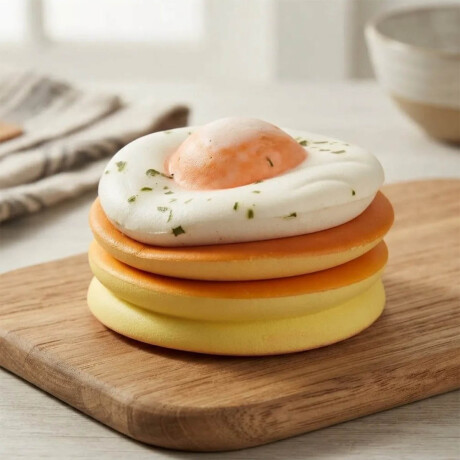 Set X4 Juguete Antiestrés Squishy Torta Pancake Pan Cot004012