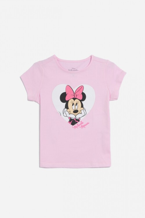 Remera Minnie niña ROSA