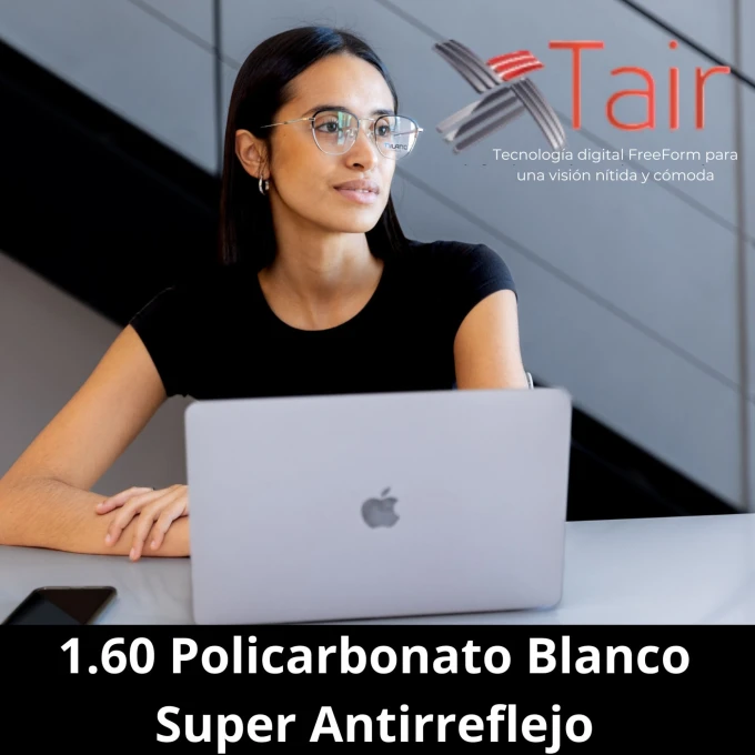 Multifocales Tair Mobile Max 1.60 Policarbonato Blanco Super Antirreflejo