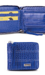 BILLETERA CANDELA CROCO AZUL ROYAL