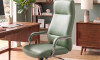 Silla de oficina Cromada 4 Posiciones 90.5cm Verde