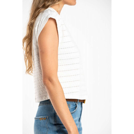 Remera Manga Corta Texturada Algodn Nacar