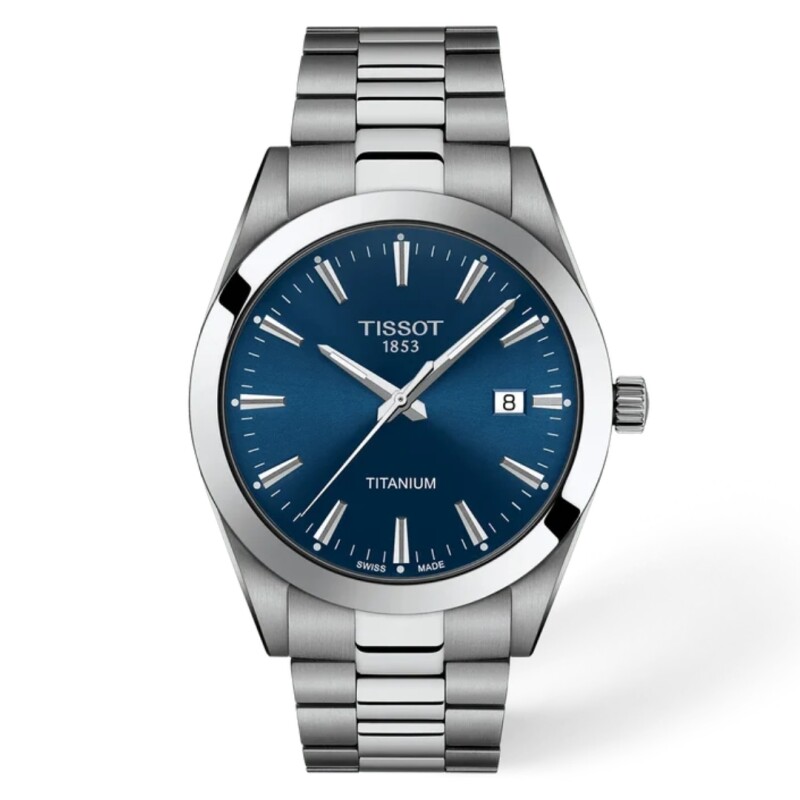 Reloj Tissot Gentleman Titanium 40mm Azul Hombre T1274104404100 Reloj Tissot Gentleman Titanium 40mm Azul Hombre T1274104404100