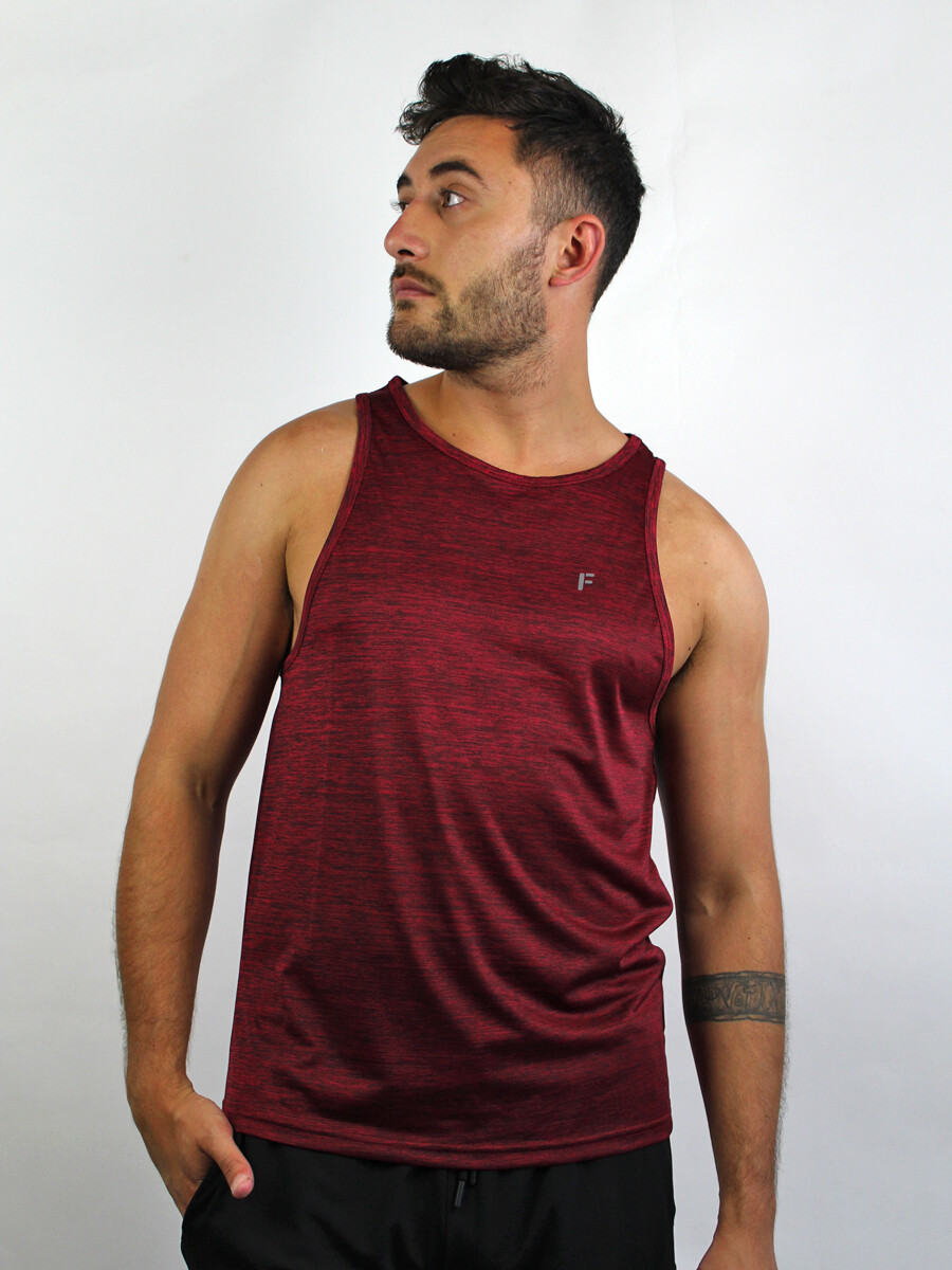 Musculosa Dry Fit MDF-21 - Rojo Melange 