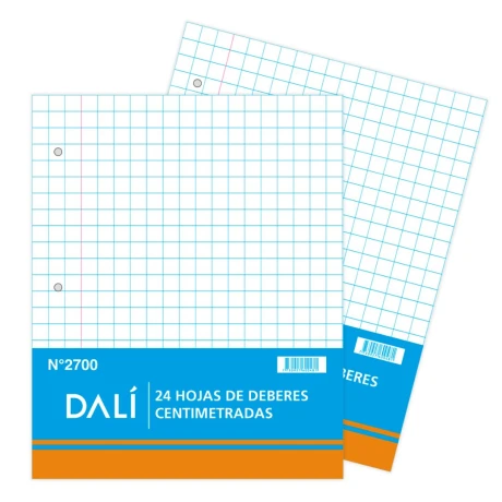 HOJAS DEBERES DALI CENTIMETRADA 24 HOJAS HOJAS DEBERES DALI CENTIMETRADA 24 HOJAS