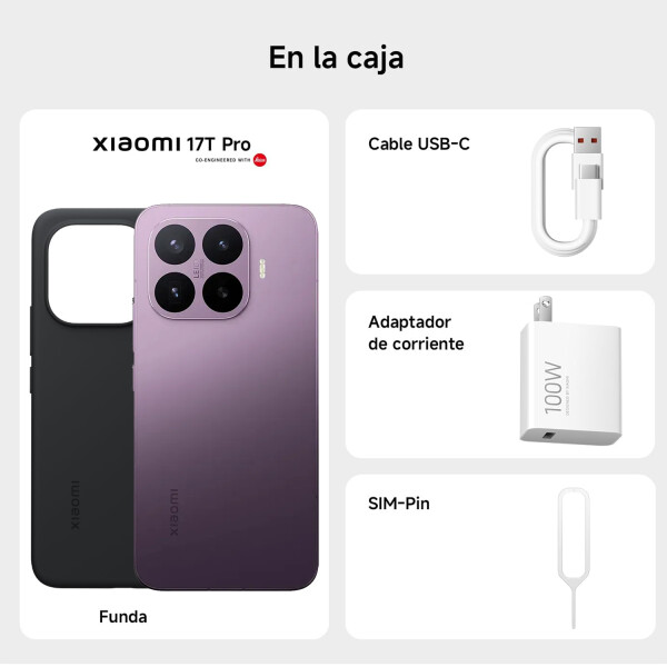 Xiaomi 17t Pro 12/512gb 5g + Regalo VIOLETA