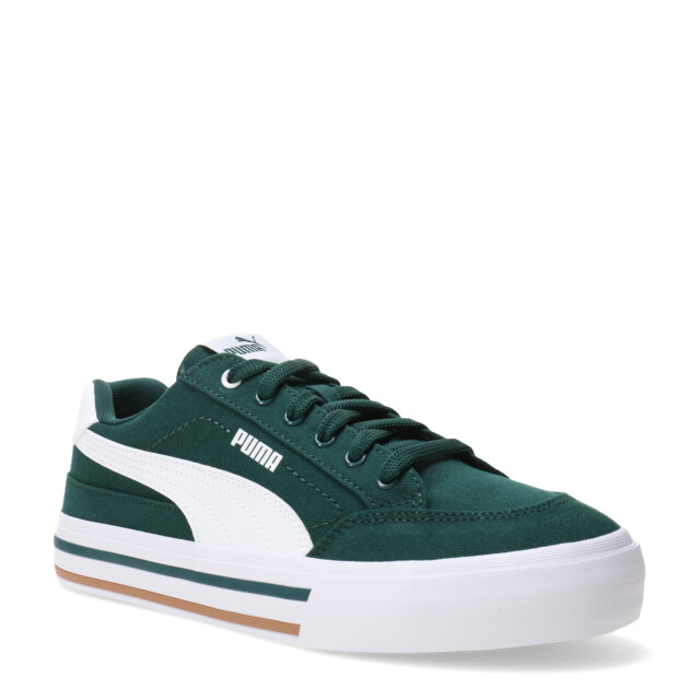 Championes de Hombre Puma Court Classic Vulc Verde - Blanco