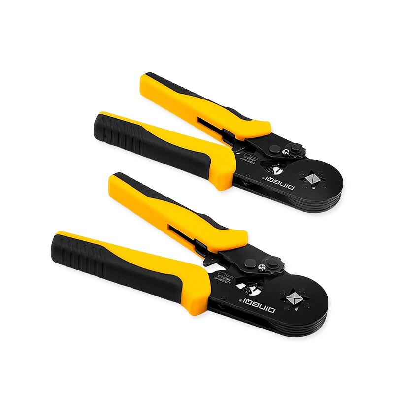 DINGQI PINZA CRIMPEADORA TERMINALES TUBULARES AISLADOS 180MM Dingqi Pinza Crimpeadora Terminales Tubulares Aislados 180mm