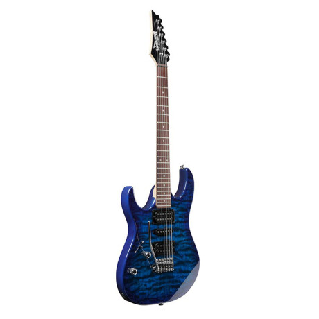 Guitarra Eléctrica Ibanez Grz70qal Transparent Blue Burst Para Zurdo Guitarra Eléctrica Ibanez Grz70qal Transparent Blue Burst Para Zurdo