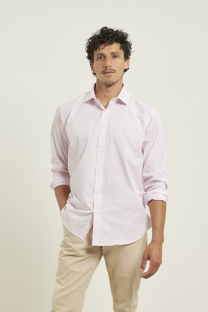 CAMISA VESTIR HARRINGTON LABEL - Rosado Medio 