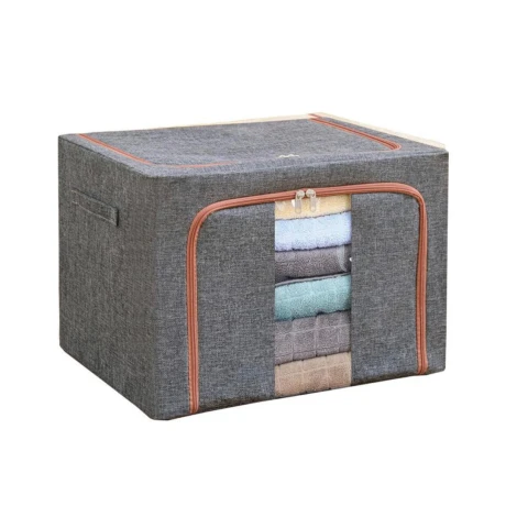 Organizador Plegable Ropa Con Estructura Metalica Apilable Talle S
