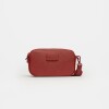 Bandolera Penny En Efecto Cuero Zaffiano Rojo