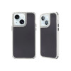 Protector iPhone 15 rígido transparente color negro Protector Iphone 15 Rígido Transparente Color Negro