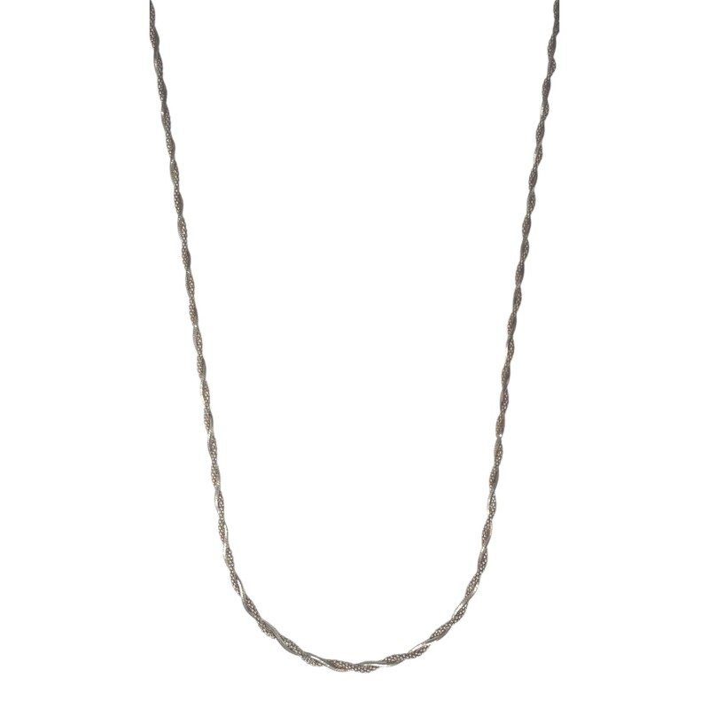 Cadena Palomita/Cola de Ratón - Plata 925 - Sin Piedra - CD3494 sinpiedra