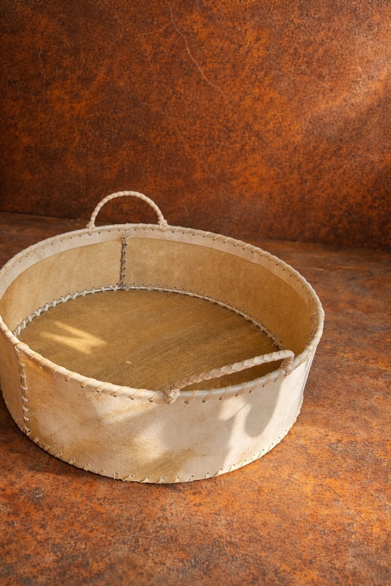 Round Table Basket Trenzado - Claro 