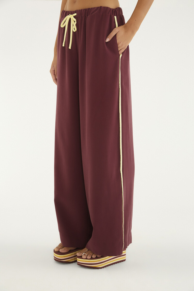 PANTALON COMFY Bordo
