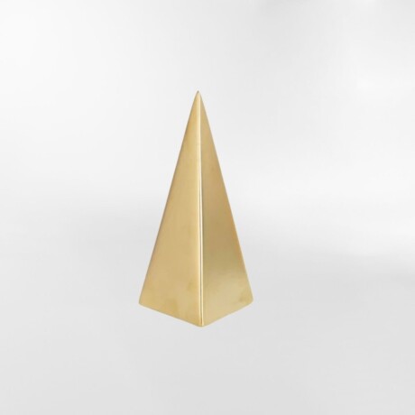 DECORACION PYRAMID Dorado - Medium