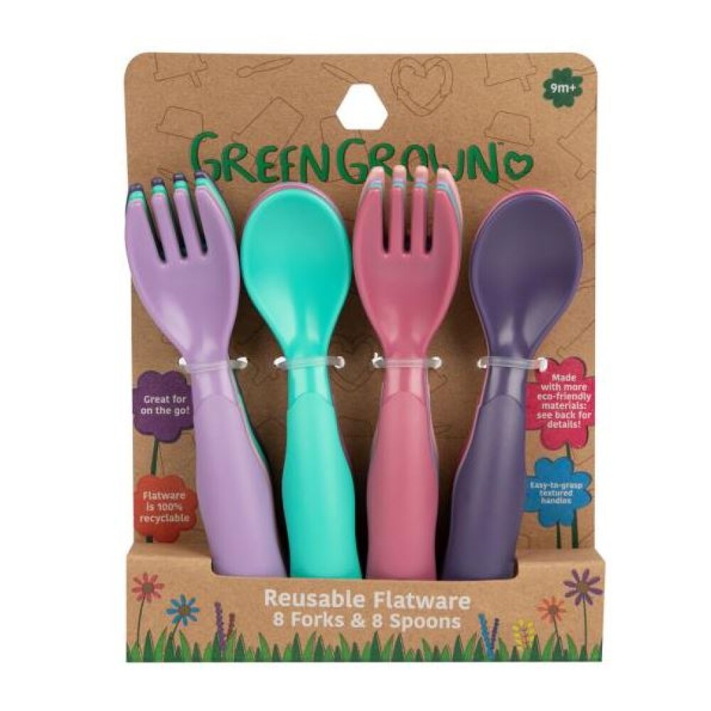 Cuchara Y Tenedor Nena The First Years 16 Pcs THE FIRST YEARS 16 PCS CUCHARA Y TENEDOR NENA