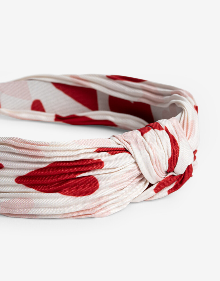 Vinchas Rígidas Estampados Vincha Rígida Con Nudo - Estampado Geometrico