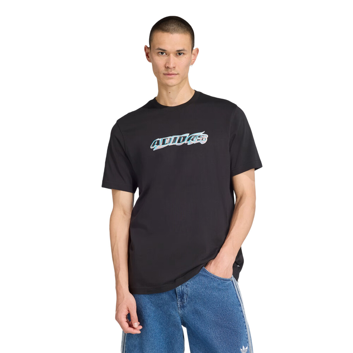 Remera Adidas Graphic Lo - Negro 