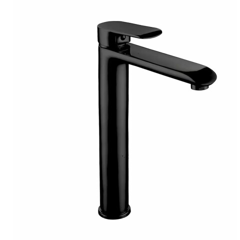 Griferia de lavatorio Monocomando Alto de mesada Alassio Negro Mate Griferia De Lavatorio Monocomando Alto De Mesada Alassio Negro Mate