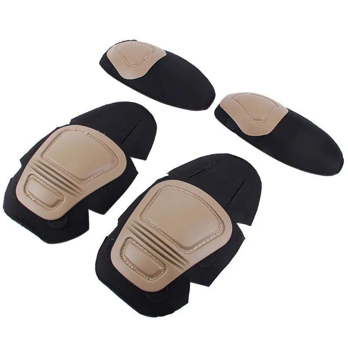 Set de rodilleras + coderas internas - Caqui 