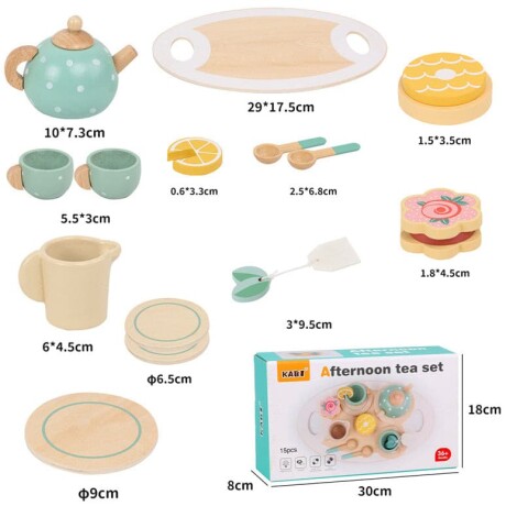 Juego de Té en Madera AK0145 001