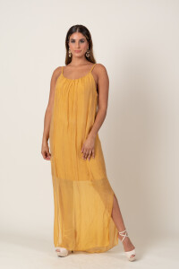 VESTIDO ALTEA Mostaza