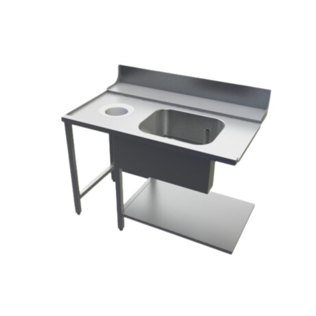 Mesada de Entrada con Pileta y Tolva 150x76 cm Mesada de Entrada con Pileta y Tolva 150x76 cm