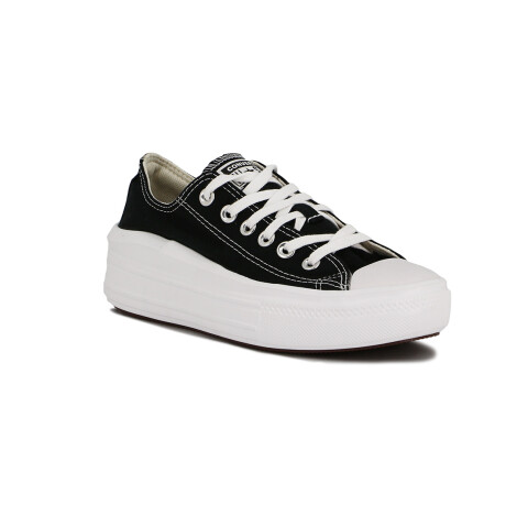 Championes Converse Move Ox Mujer Negro-Blanco
