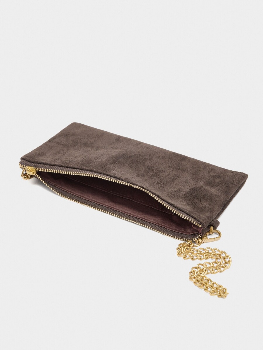 Bolso Multiusos Efecto Piel marron