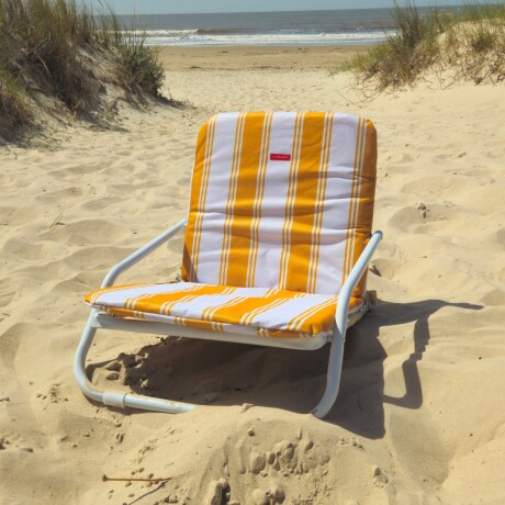 Reposera playa plegable con correa Club Petates Amarillo