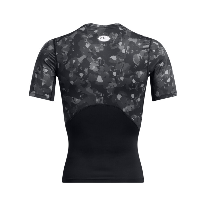 UA HG Armour Prtd SS-BLK BLK-001