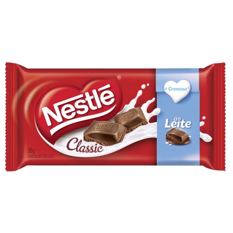 Chocolate Nestlé Con Leche Classic 90 GR Chocolate Nestlé Con Leche Classic 90 GR