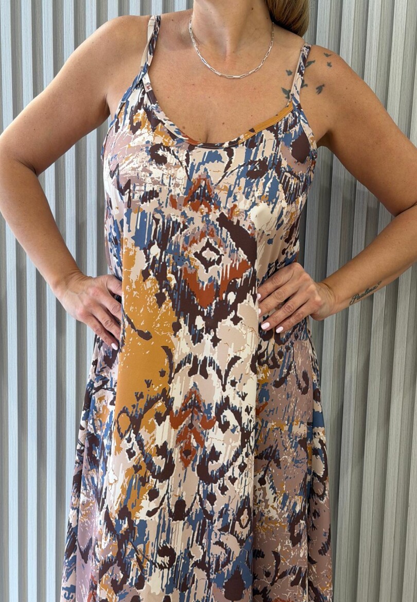 Vestido Libertad Marron