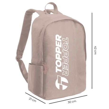 Mochila Topper Street Escolar 45cm Urbana 15.5 L Marrón