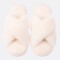 Pantufla Cruzada Varios Colores Blanco