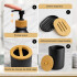Set De Baño Accesorios Juego De 7 Piezas Dispenser Jabonera IMBACK Color Negro Set De Baño Accesorios Juego De 7 Piezas Dispenser Jabonera IMBACK Color Negro
