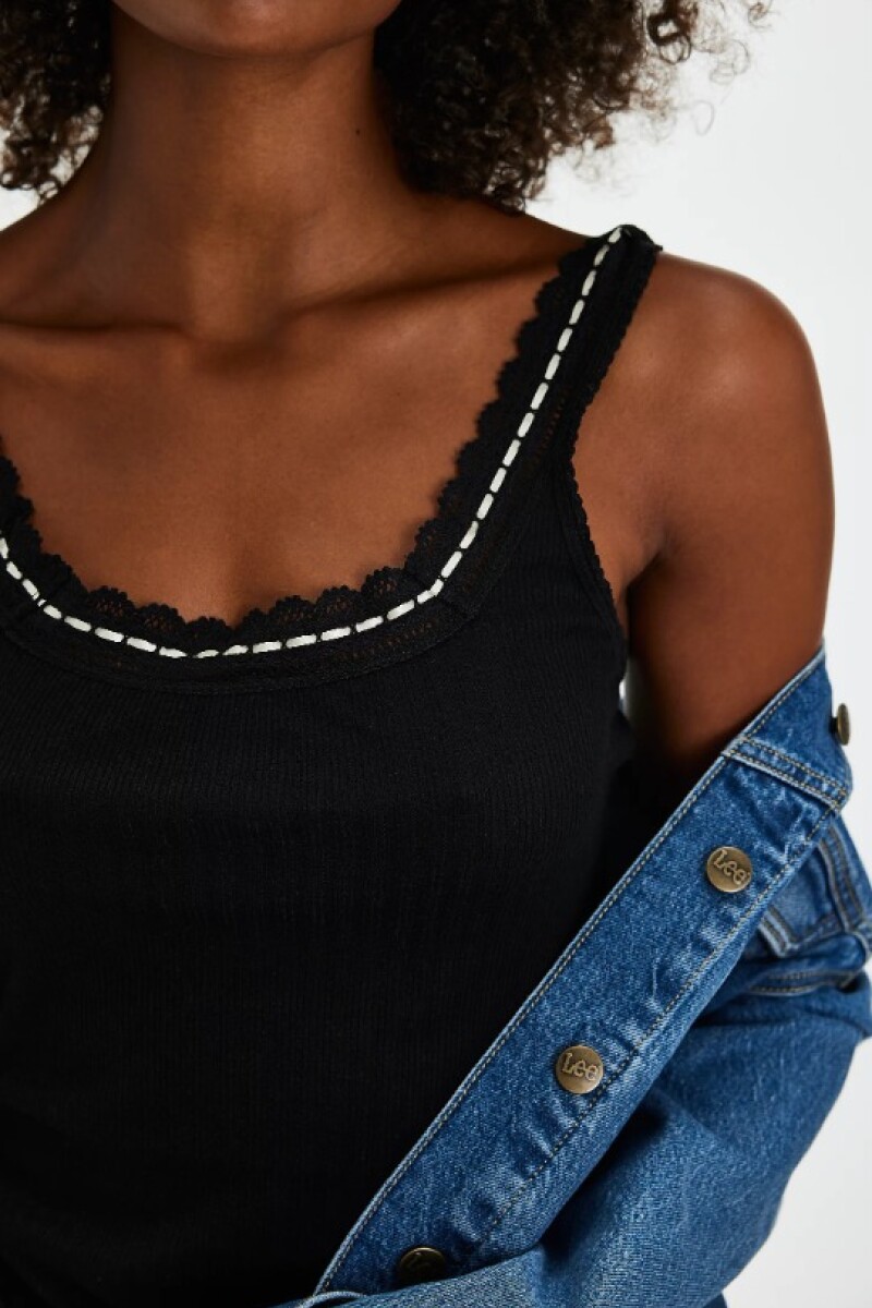 MUSCULOSA ONLY YOU Negro