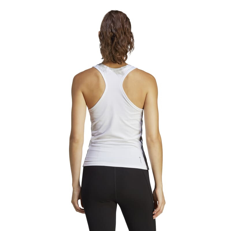 Musculosa Adidas Essentials de Mujer - HT9514 Blanco-negro