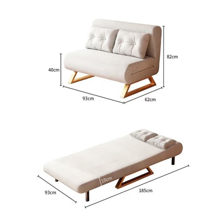 Sofá Cama 3 en 1 Reclinable 2 Cuerpos 001