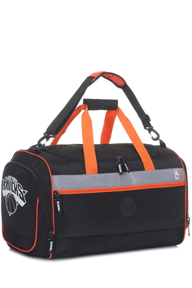 Bolso nylon deportivo Knicks - NBA Naranja y negro